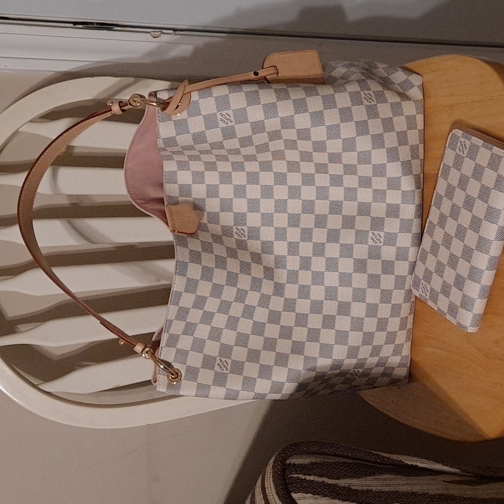 Graceful MM D Azur R Bal bag w/ matching Z Wallet NM Azur R Bal, w/ dust bags